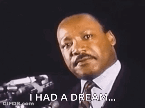 Martin Luther King Jr. Giving Speech GIF