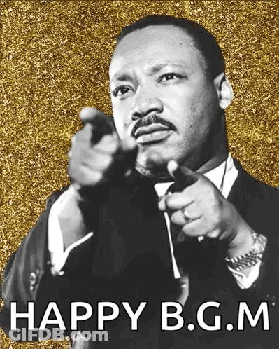 Martin Luther King Jr. Happy B.G.M GIF