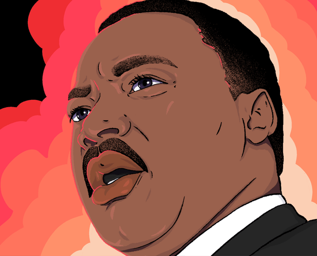 Martin Luther King Jr. Painting GIF