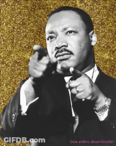 Martin Luther King Jr Pointing At Camera GIF