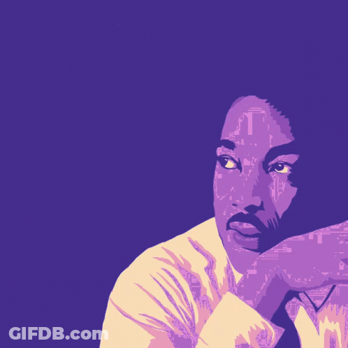 Martin Luther King Jr. Silent About Things GIF
