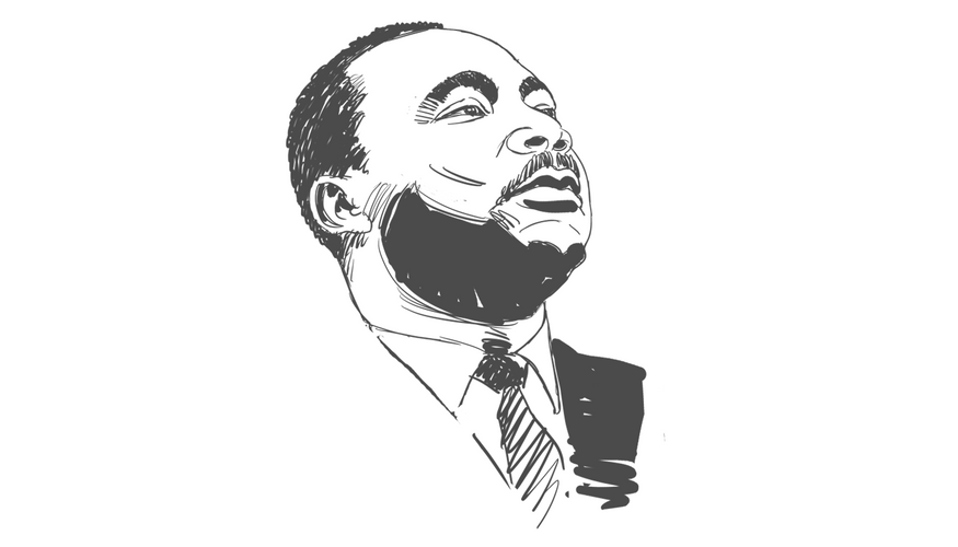 Martin Luther King Jr. Sketch GIF
