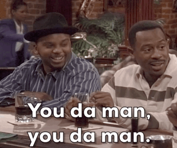 Martin Sitcom Cole Brown You Da Man GIF