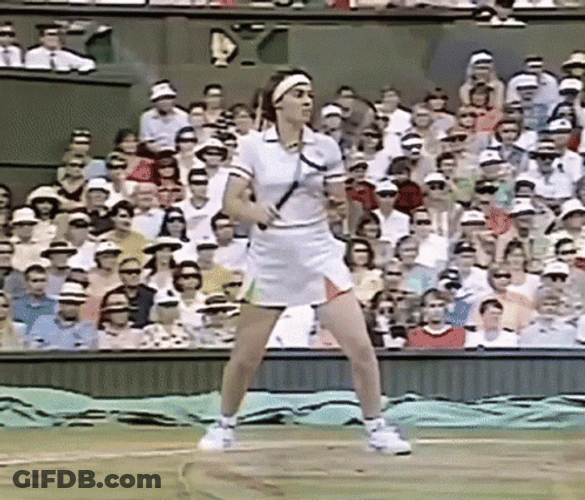Martina Hingis Forehand Shot GIF