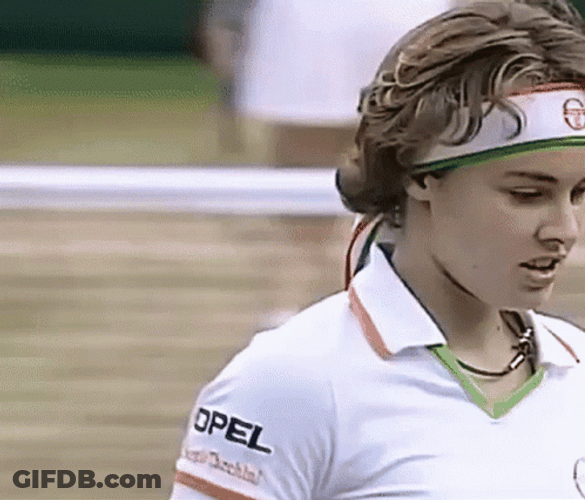 Martina Hingis Thinking GIF