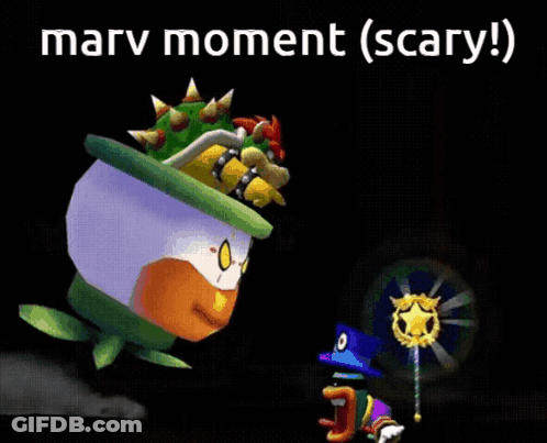 Marv Moment Scary Video Game Character GIF