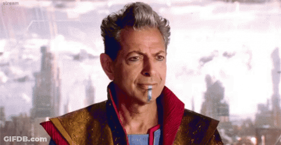 Marvel Character Jeff Goldblum GIF