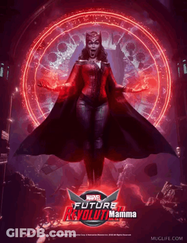 Marvel Future Revolution Poster Scarlet Witch GIF