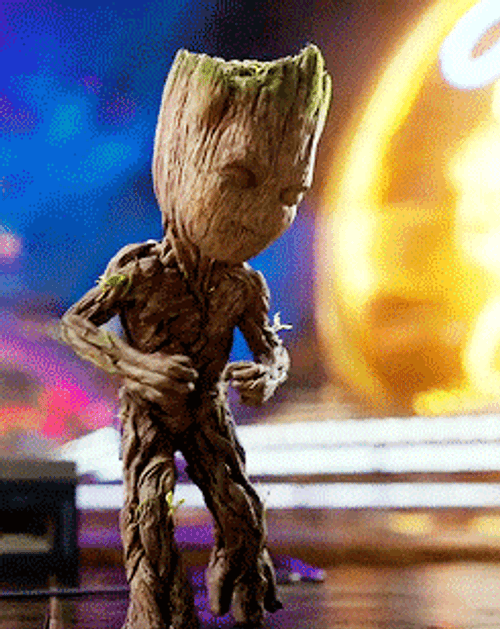 Marvel Groot Dancing GIF