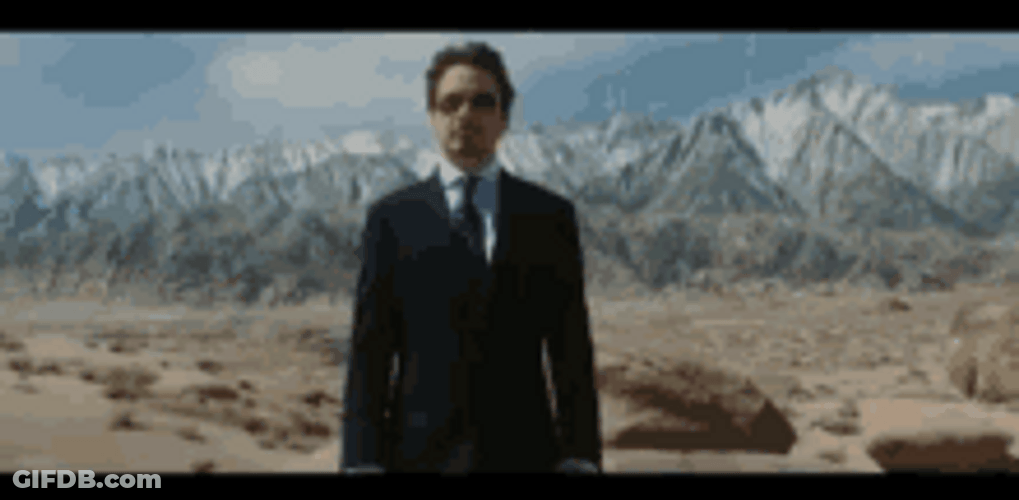Marvel Ironman Tony Stark Witness Me GIF