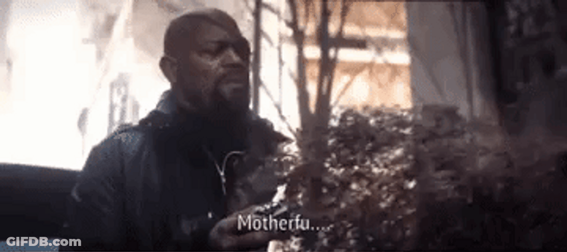 Marvel Nick Fury Disintegrate GIF