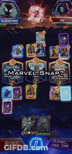 Marvel Snap Screenshot With Number 2 GIF