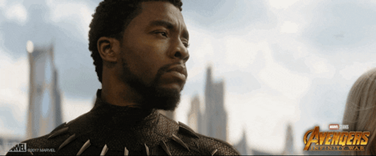 Marvel Superhero Black Panther GIF