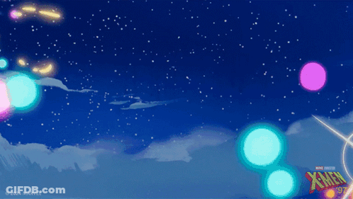 Marvel X-Men '97 Poster Hand Reaching Sky GIF