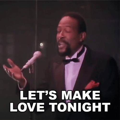 Marvin Gaye Make Love Tonight GIF