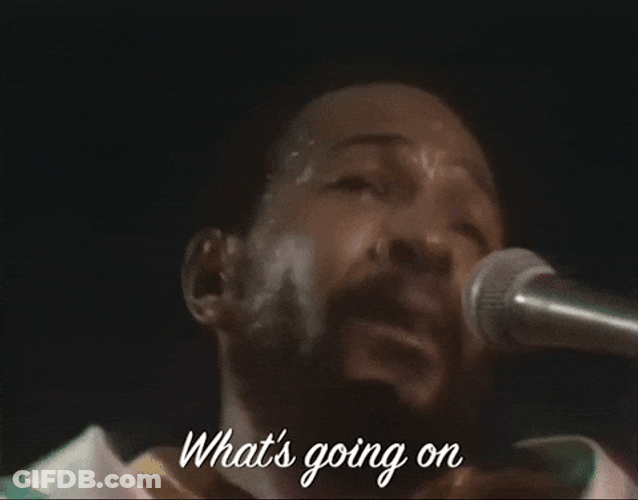 Marvin Gaye Sings Whats Going On GIF