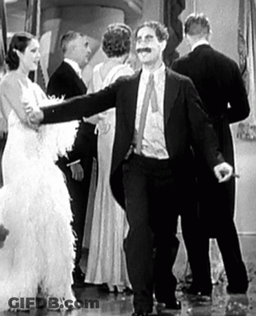 Marx Brothers Groucho Dancing GIF