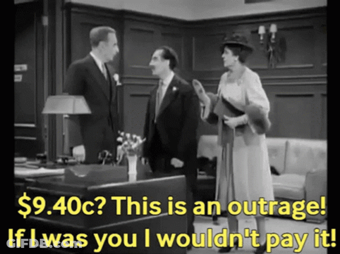 Marx Brothers Groucho Expensive Bill GIF