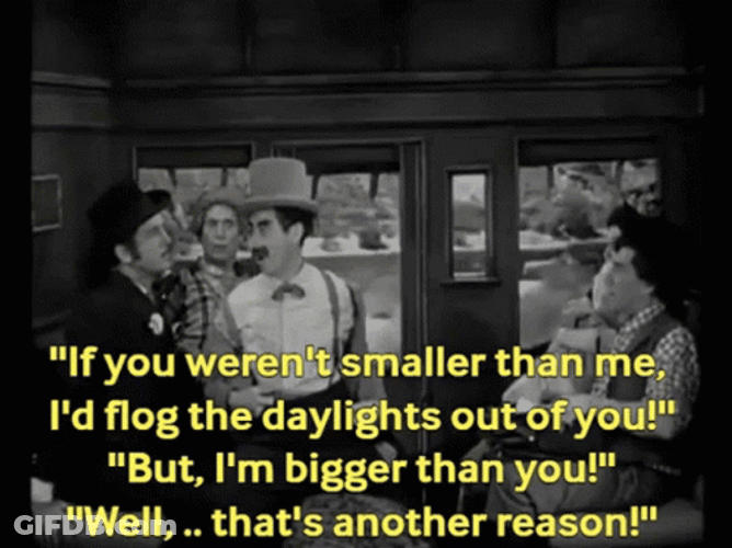 Marx Brothers Groucho Fighting GIF