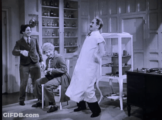 Marx Brothers Groucho Happy March GIF