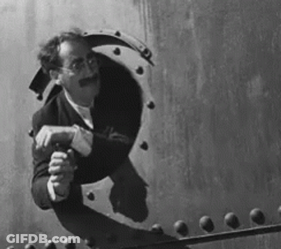 Marx Brothers Groucho Harpo Hi GIF