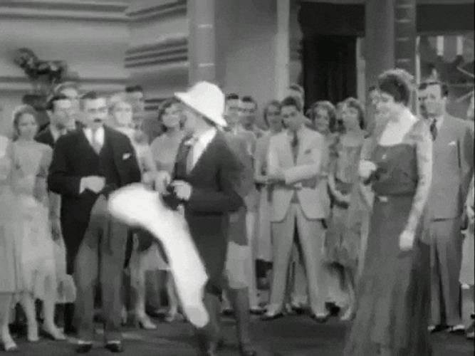 Marx Brothers Groucho Leg Dance GIF