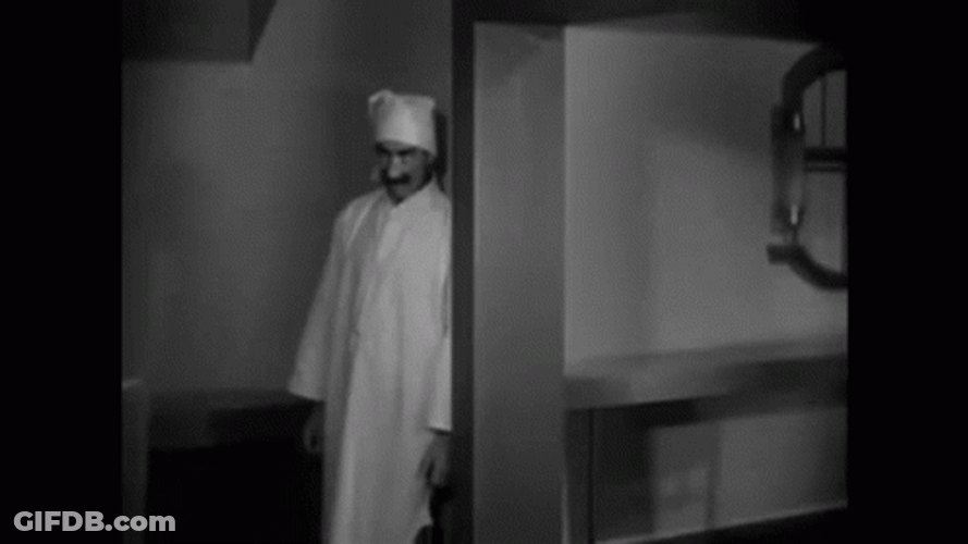 Marx Brothers Groucho Mirror Play GIF