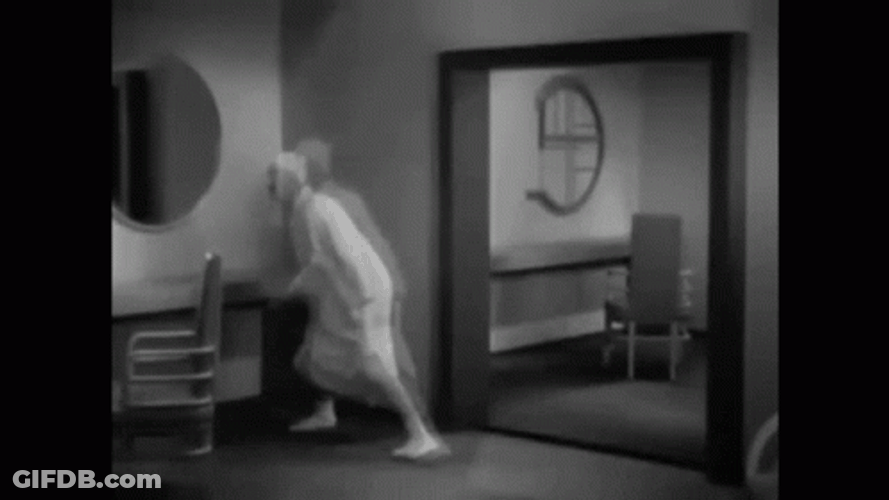 Marx Brothers Groucho Mirror Reflection GIF