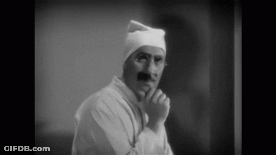 Marx Brothers Groucho Mirror Run GIF