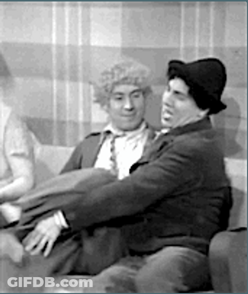 Marx Brothers Harpo Chico Hug GIF