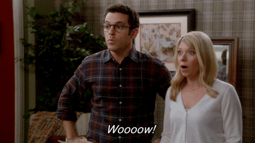 Mary Elizabeth Ellis  And Fred Savage Woooow GIF
