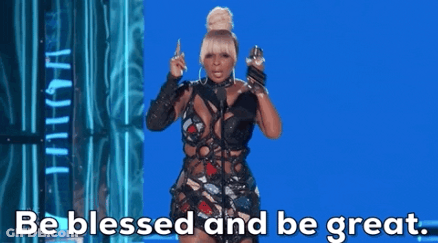 Mary J Blige Be Blessed And Be Great GIF
