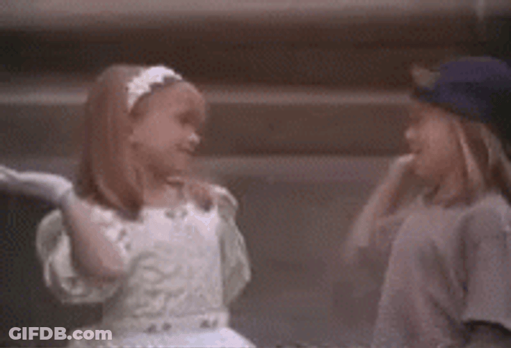 Mary Kate Olsen Energetic Great Job Team GIF
