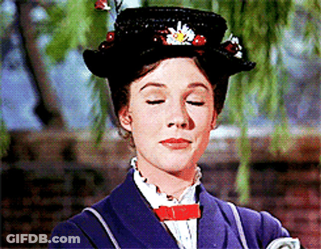 Mary Poppins Clap GIF
