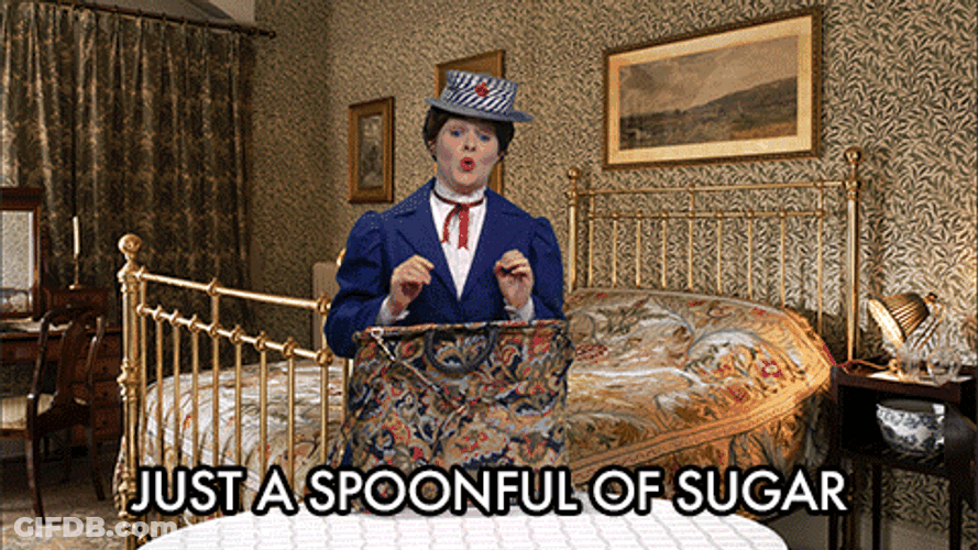 Mary Poppins Drinking GIF