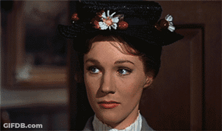 Mary Poppins Eye Roll GIF