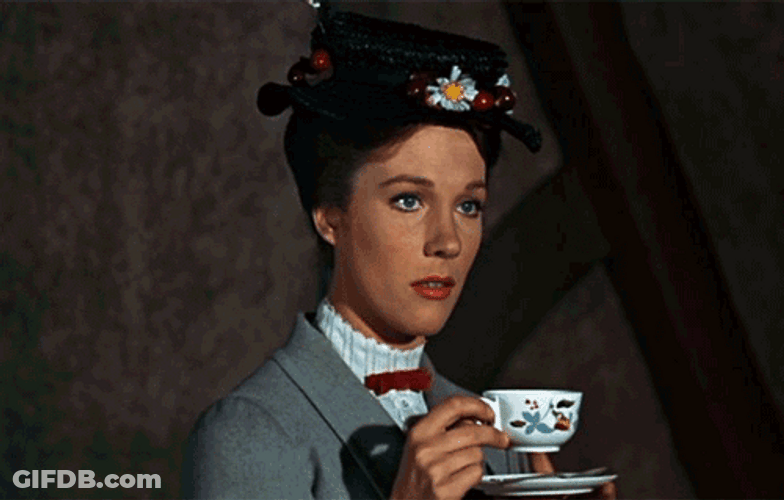 Mary Poppins Tea Cup GIF