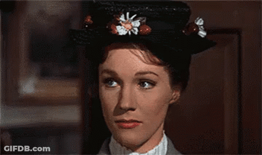Mary Poppins Unamused GIF