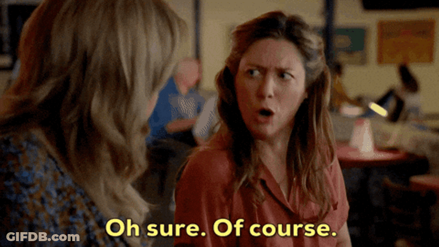 Mary Says Okay Sure Of Course GIF