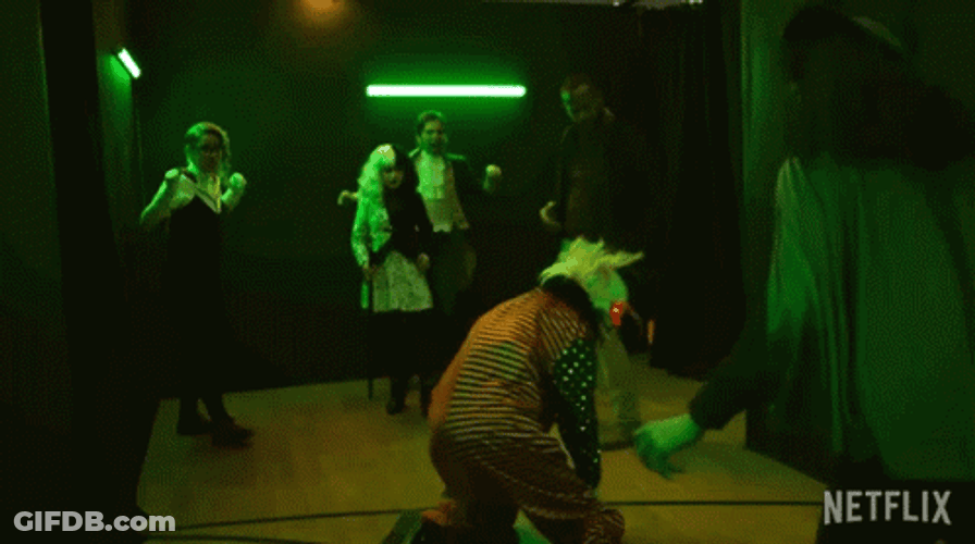 Mascot Got Roundhouse Kick GIF