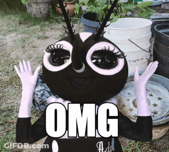 Mascot Mosquito Shake Hand GIF