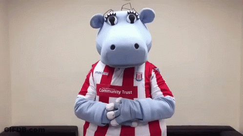 Mascot Wearing Community Trust Shirt GIF