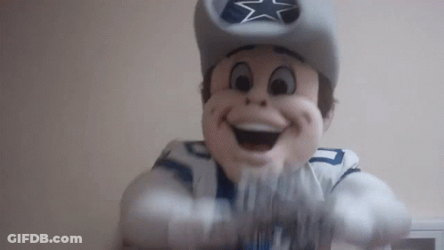 Mascot Wearing Cowboy Hat Smiling GIF