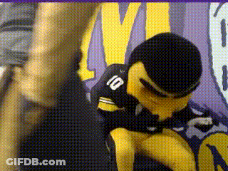 Mascot With Number 10 GIF