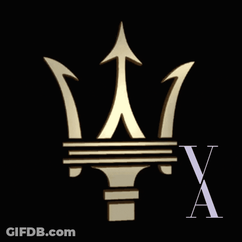 Maserati Logo With Letter X GIF