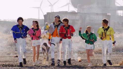 Mashin Sentai Kiramager Squad Goals GIF