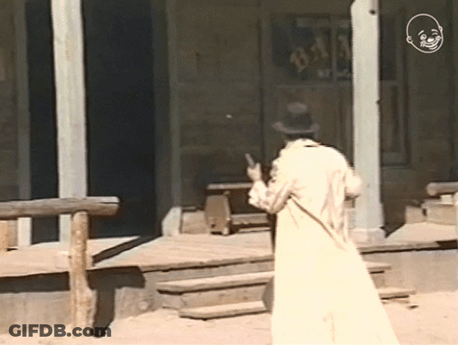 Mask Guy Shoot It GIF