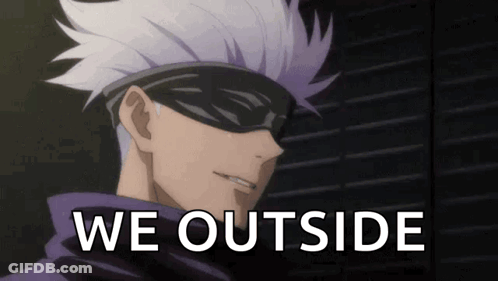 Mask Saying Meet Me Outside GIF