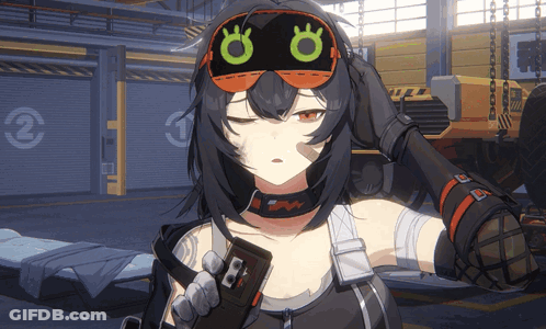 Masked Girl Number 2 GIF