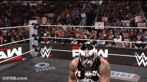 Masked Man Saying Zero In Front Of Circle GIF